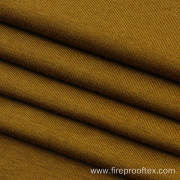 Fireproof Olive Green Acrylic Knitted Fabric for Sweaters